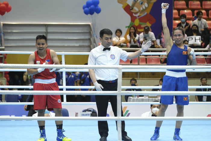 Trần Thị Linh tiếp tục tạo kỳ tích, đánh bại Á quân Olympic Tokyo để vào chung kết SEA Games 31 - Ảnh 6.
