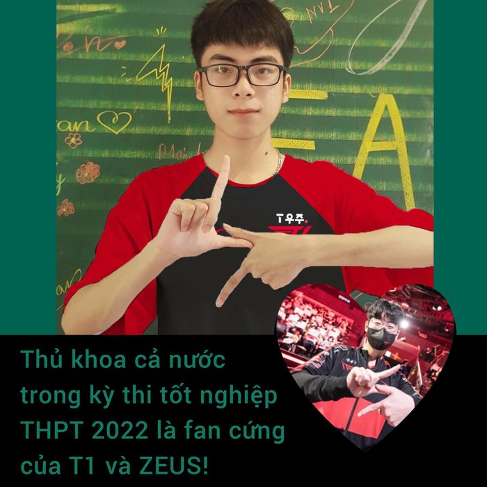 Thủ khoa kỳ thi tốt nghiệp THPT 2022 là fan cứng T1 - Ảnh 1.