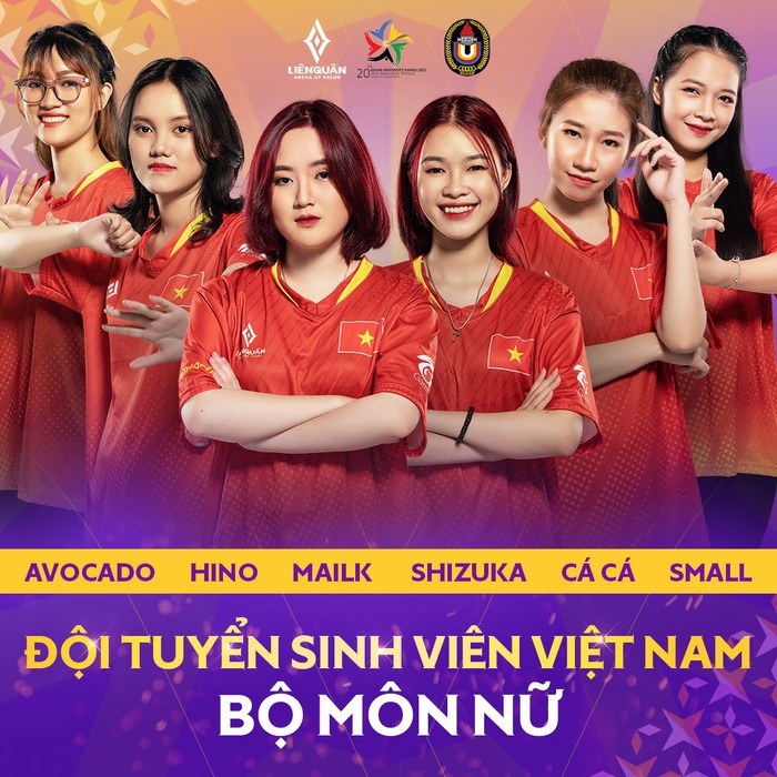 Đội tuyển sinh viên Nữ Việt Nam xuất sắc giành HCV Liên Quân Mobile tại Đại hội Thể thao Sinh viên Đông Nam Á [HOT]