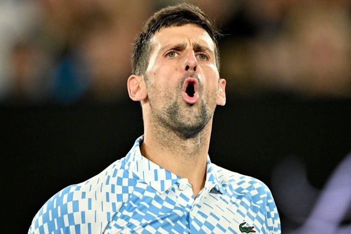 Djokovic lần thứ 10 vào bán kết Australian Open - Ảnh 1.