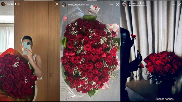 Lãng mạn, đa tình như Benzema: Tặng hoa Valentine cho cả vợ và 2 bạn gái - Ảnh 1.