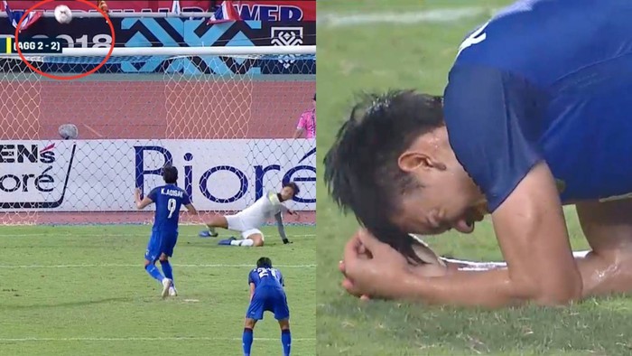 Cầu thủ Thái Lan gục ngã xuống sân sau thất bại đau đớn trước Malaysia - Ảnh 2.