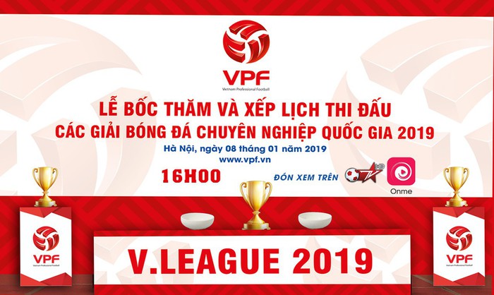 Chiều nay 8/1, trực tiếp lễ bốc thăm và xếp lịch thi đấu V.League 2019 - Ảnh 1.