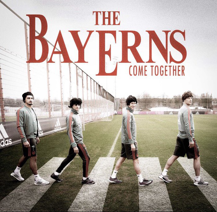 Dàn sao Bayern đội tóc giả, hóa trang cực nhắng trước đại chiến với Liverpool - Ảnh 2.