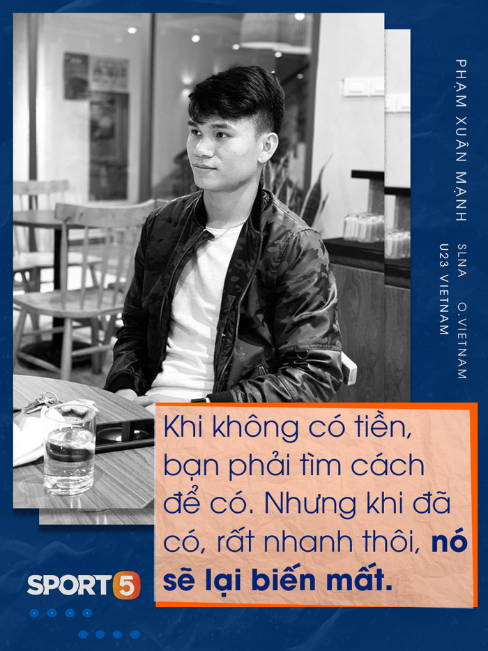 Hậu vệ U23 Việt Nam Phạm Xuân Mạnh, chàng trai vút lên từ căn nhà mái dột - Ảnh 4.