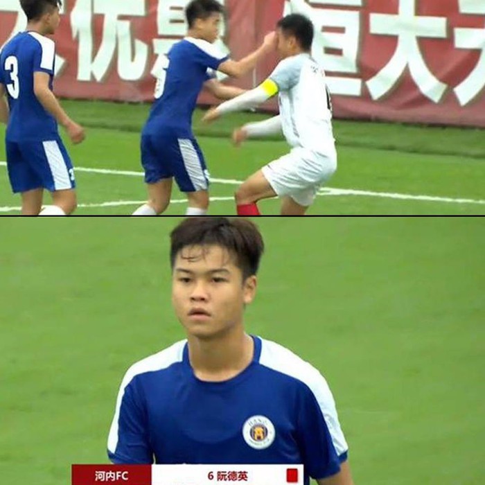 Cầu thủ U17 Hà Nội tới tận phòng xin lỗi đồng nghiệp sau tình huống đánh người tại giải giao hữu - Ảnh 1.
