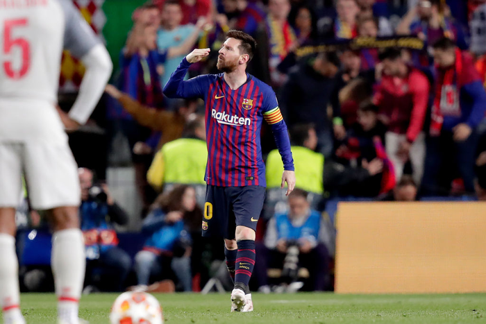 Cận cảnh pha sút phạt thần sầu, không thể tin nổi của siêu sao Messi vào lưới của ông lớn nước Anh Liverpool - Ảnh 8.
