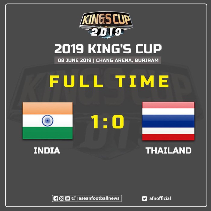 Thua trắng Ấn Độ, Thái Lan xếp chót giải đấu Kings Cup được tổ chức ngay trên sân nhà - Ảnh 3.