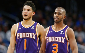 Phoenix Suns tiếp tục tăng tốc trong ngày bộ đôi hàng ngoài toả sáng