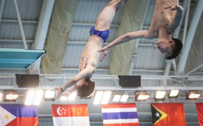 Những khoảnh khắc ấn tượng của "hot boy" Tùng Dương khi giành huy chương bạc nhảy cầu SEA Games 31