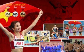 Infographic: Thành tích đoàn thể thao Việt Nam tại SEA Games 32