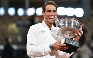 "Hủy diệt" Djokovic, Nadal chính thức cân bằng kỷ lục Grand Slam với Federer