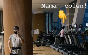 Vợ HLV Park Hang-seo được con trai cổ vũ hài hước khi cùng đi tập thể dục
