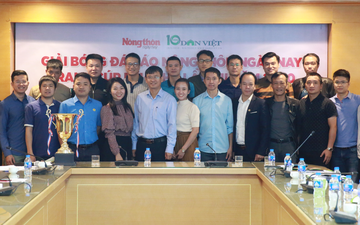 Giải bóng đá NTNN/Dân Việt, cúp Mùa Thu 2020: Cùng chung tay hướng về miền Trung
