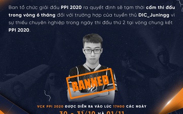Tuyển thủ PUBG Việt Nam bị cấm 6 tháng vì thi đấu thiếu chuyên nghiệp