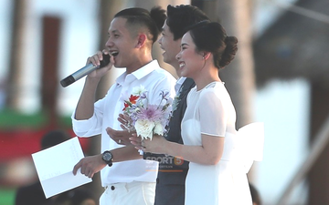 Công Phượng cùng Viên Minh cực tình trong đám cưới tại Phú Quốc, dàn khách mời "xịn" thi nhau quẩy cực sung