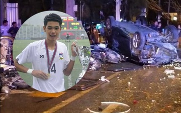 Cầu thủ trẻ Thái Lan say xỉn, gây tai nạn liên hoàn nghiêm trọng: 34 ô tô hư hỏng, một người đi cấp cứu