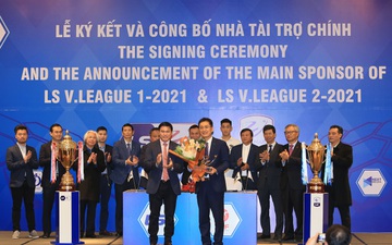 LS Holdings là Nhà tài trợ chính Giải VĐQG và HNQG 2021 với tiêu chí: "Sẽ không ngừng ủng hộ bóng đá chuyên nghiệp Việt Nam"