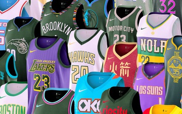 Trọn bộ 30 mẫu áo NBA City Edition: Các đội "đu trend" retro, Milwaukee Bucks "chơi trội" với thiết kế lỗi thời
