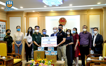 Giải bóng rổ chuyên nghiệp Việt Nam tham gia hỗ trợ công tác phòng chống đại dịch Covid-19