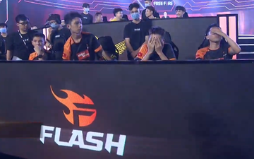 Bị đối thủ vượt mặt ở ván đấu cuối cùng, đội trưởng Team Flash bật khóc khi phải dừng chân ở vị trí Á quân