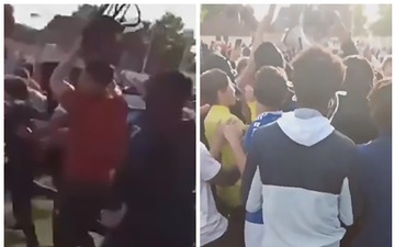 2 CLB Pháp gây bạo loạn vì tổ chức thi đấu chui, cảnh sát hoàn toàn bất lực trước đám đông CĐV hung hãn