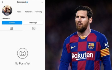 Fan tá hỏa khi chứng kiến tài khoản 152 triệu follow của Messi bỗng mất sạch: Phải chăng có "bàn tay đen" của Ronaldo?