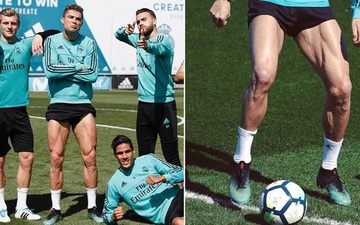 Những siêu sao có cặp đùi gây choáng nhất làng bóng đá: Ronaldo sở hữu đôi chân cực khủng với đầy những múi cơ nhưng vẫn phải xếp sau một người