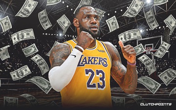 LeBron James cùng dàn sao NBA tiếp tục thể hiện sự bá đạo trong top 100 VĐV kiếm tiền giỏi nhất 2020