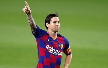 Messi tiếp tục ghi bàn giúp Barca chạy băng băng đến ngôi vô địch