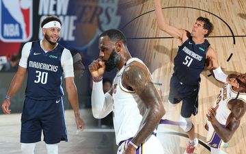 Bộ đôi Dallas Mavericks rực sáng, Los Angeles Lakers thất thủ trong ngày LeBron James trình làng bộ râu màu xám
