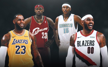 Nhìn lại chặng đường gần 2 thập kỷ đồng hành của đôi tri kỉ LeBron James và Carmelo Anthony