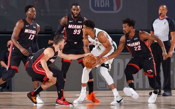 Phong tỏa Giannis Antetokounmpo, Miami Heat hạ đẹp Milwaukee Bucks trong game 1 vòng 2 Playoffs 2020