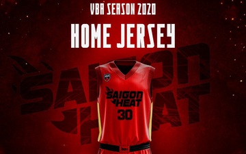 Saigon Heat công bố áo đấu mùa giải 2020: Thể hiện quyết tâm trở thành đội bóng đầu tiên bảo vệ ngôi vương tại VBA