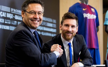 Chủ tịch Bartomeu: CLB nên ăn mừng vì giữ chân thành công Messi