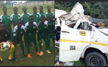 8 cầu thủ trẻ ở châu Phi thiệt mạng sau một vụ tai nạn giao thông nghiêm trọng