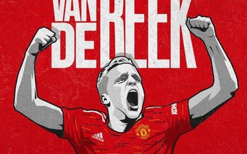 Van de Beek ký hợp đồng chính thức, fan Man United vỡ òa hạnh phúc