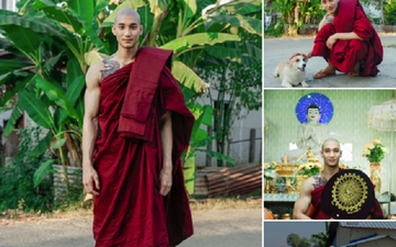Xuất hiện "thầy tu" người Myanmar cao to đẹp trai, cơ bắp khiến hàng trăm nghìn con tim xao xuyến