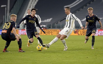 Ronaldo tỏa sáng, Juventus nhọc nhằn vào tứ kết Coppa Italia sau màn rượt đuổi tỷ số hấp dẫn