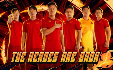 Việt Nam là đội tuyển Châu Á đầu tiên có clip ra mắt áo đấu theo phong cách hoạt hình