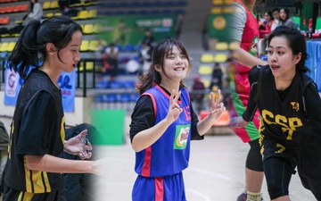 Mê mẩn vẻ đẹp của các nữ cầu thủ tại giải bóng rổ học sinh Hà Nội 2021