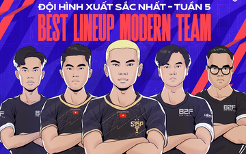 Đội hình xuất sắc nhất Tuần 5 ĐTDV mùa Đông 2021: Saigon Phantom cùng B2F "bứt phá"