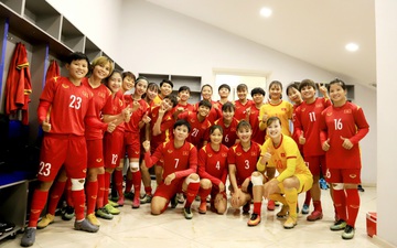 Tuyển nữ Việt Nam về nước với chiến thắng thuyết phục tại vòng loại Asian Cup 2022