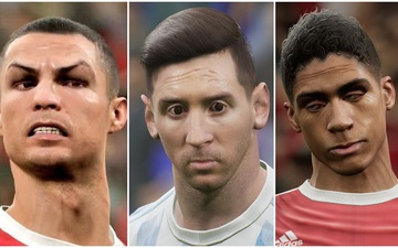 Đồ họa thảm hại của eFootball 2022: Messi, Ronaldo phải khóc thét khi nhìn thấy hình ảnh của chính mình