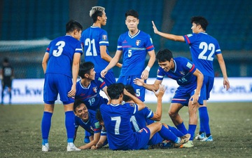 U23 Đài Bắc Trung Hoa được ngợi khen khi thua U23 Việt Nam tối thiểu