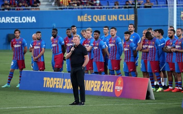Dàn sao Barca gửi lời chia tay mùi mẫn tới HLV Ronald Koeman