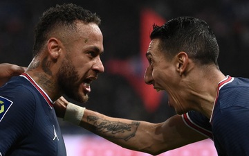 Di Maria, Neymar tỏa sáng, PSG nhọc nhằn ngược dòng đánh bại Lille trong ngày vắng Mbappe