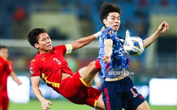 Chùm ảnh tuyển Việt Nam thi đấu lăn xả trước đội tuyển Nhật Bản 