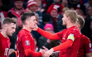 Đối thủ tí hon khiến "độc cô cầu bại" Đan Mạch đứt chuỗi sạch lưới sau 9 trận vòng loại World Cup 2022