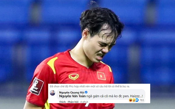Quang Hải tiếc cho Văn Toàn: "Ngã gặm cả cỏ mà không được penalty"